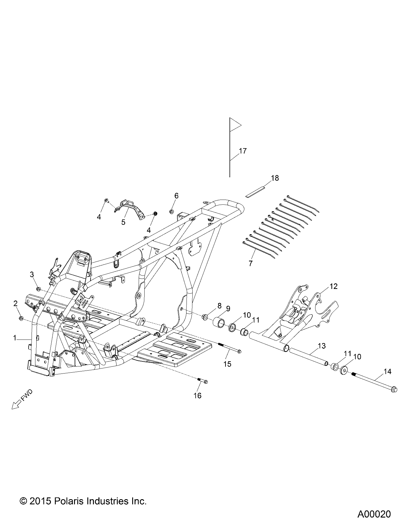 CHASSIS, FRAME - A17YAK11A4/A6/N4/N6 (A00011)